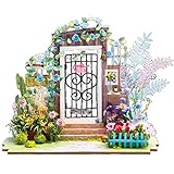 Liebeye 木製アセンブリハウスモデル 三次元 ミニハウス クリエイティブのおもちゃ 子供＆大人のためのギフト 秘密の領域への扉