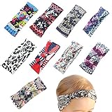 Domybest可愛いベビー キッズヘアバンド リボン カチューシャ　フローラル　蝶結び　弾力性　10色セット 新生児 赤ちゃん 出産祝い 内祝い お宮参り 誕生日 100日記念 こどもの日 記念撮影