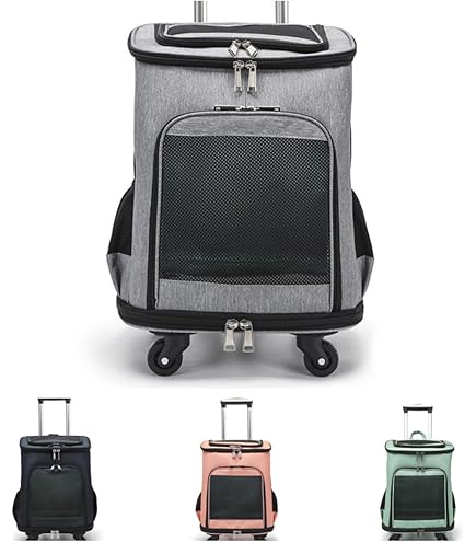 Amazon.co.jp: キャスター付き ペットキャリー リュック多機能設計