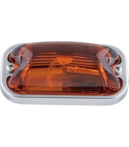 Amazon.co.jp: トラック用 4連 角マーカーランプセット オレンジ（橙