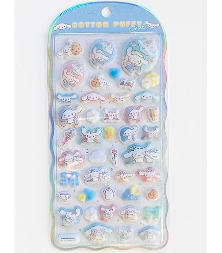Amazon | クラックス コットンパフィー シール キャラクターズシール