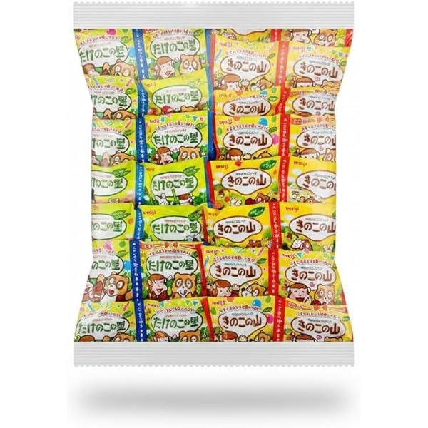 Amazon.co.jp: 明治 きのこの山 たけのこの里 業務用ビッグパック 36袋