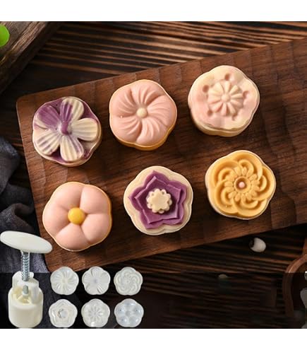Amazon | 月餅型 ムーンケーキ型 月餅モールド DIY 50g 和菓子