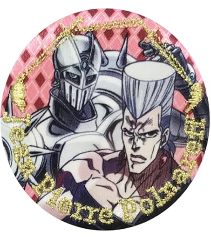 Amazon | ジョジョの奇妙な冒険 刺繍缶バッジ イギー B01B2976