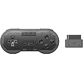 8Bitdo Sn30 2.4G Wireless Gamepad for Original SNES/Sfc (Transparent Edition) - Super NES