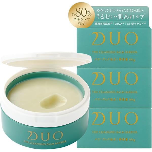 デュオザ クレンジングバーム ホワイト 90g ×3個セット　クレンジング付き Amazon | DUO ザ クレンジングバーム ホワイトa 90g お試し3点