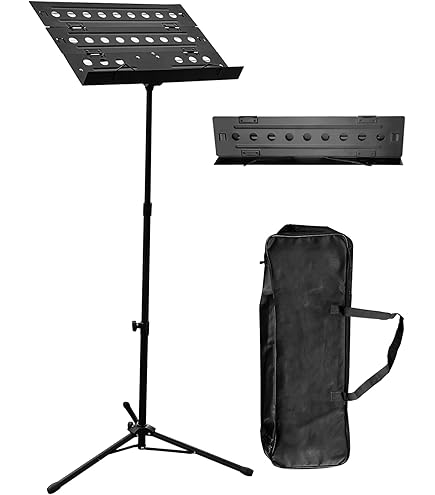 Amazon | ヒロワールドトレード 譜面台 専用袋付 高さ調整 譜面 楽譜