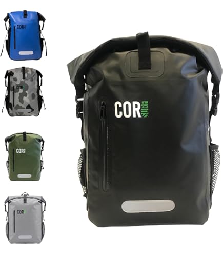 Motorcycle Backpack Hard Shell Carbon Fiber Waterproof 30L Large - View #14