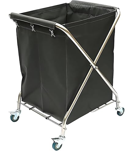 キャスター付き業務用ハンドトラック サービスカート リネン