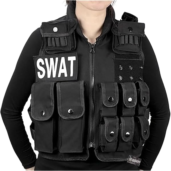 Amazon.co.jp: SWATタイプ タクティカルべスト for Kids&Girls BK