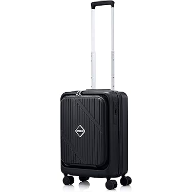 美品 83L 拡張フロントオープン　キャリーケース　ブラック 022564D2 Amazon.co.jp 最新リリース: スーツケース の新着ランキングです。