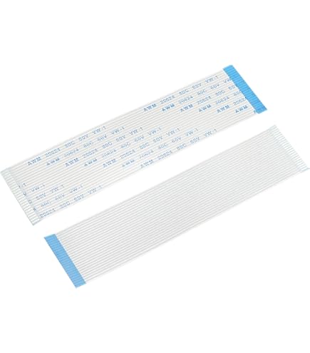 Amazon | uxcell フレキシブルフラットケーブル150mm 1mmピッチ 24ピン