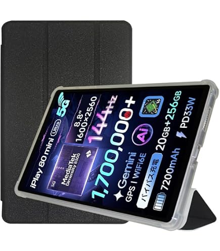Amazon.co.jp: [2026先行発売] ケース For ALLDOCUBE Iplay 80 mini