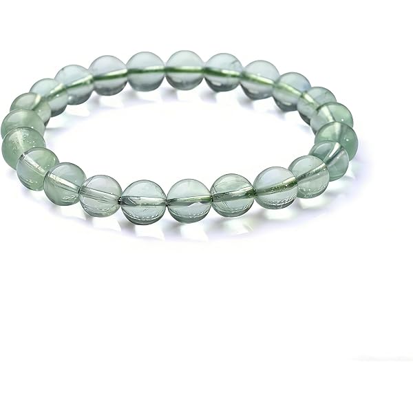 Amazon | [UNI STONE] グリーンフローライト ブレスレット 12mm-13mm