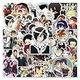 文豪ストレイドッグス アニメ 100枚 おしゃれ ステッカー 漫画 かわいい 防水 PVC ステッカーセット ラップトップ スーツケース 車 ヘルメット ギター ステッカーパック 非公式 [並行輸入品]