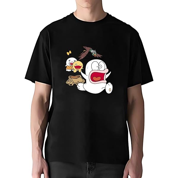 Amazon.co.jp: [ZALIX] オバケのQ太郎 復古 アニメ 漫画 Tシャツ 人気