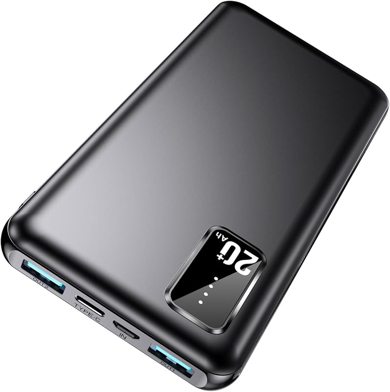 【2026新登場・20000mAh極薄型】 モバイルバッテリー 大容量 軽量 小型 薄型 スマホ全機種対応 3台同時充電 急速充電 充電器 Type-C LED残量表示 PSE技術基準適合 安全設計&回路保護 機内持ち込み可 旅行/出張/アウトドア/停電/防災用 コンパクト