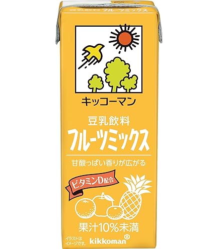Amazon.co.jp: 紀文 豆乳飲料 フルーツミックス1000ml紙パック×12（6×2