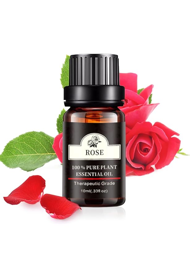 Amazon | アロマ エッセンシャルオイル (精油) 100%ピュア ローズ