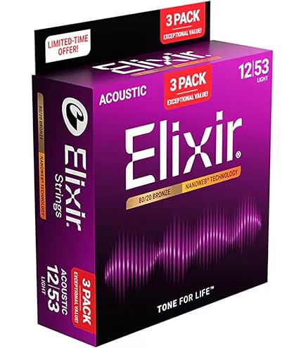 Amazon.co.jp: Elixir エリクサー エレキギター弦 3セット入り
