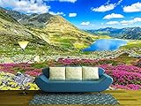 wall26 自己粘着式壁紙 大型壁面シリーズ 100"x144" WMR-WP-X-D638-100x24x6