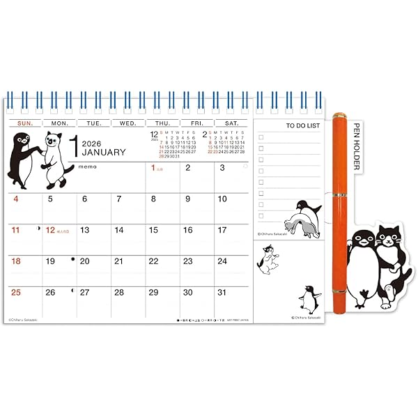 Amazon.co.jp: Suica's Penguin 壁かけカレンダー2025 ([カレンダー