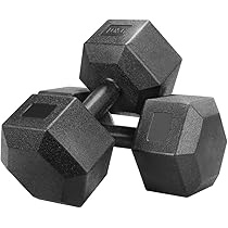 Amazon | Yaheetech ダンベル ヘックスダンベル 2個セット（10kg/個
