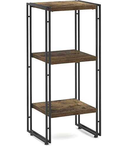 Amazon｜UPstore オープンシェルフ 棚 3段 オープンラック 木製 収納