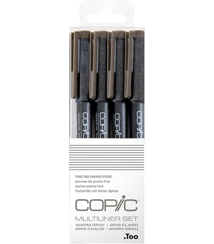 Amazon.co.jp: コピック(COPIC)Too コピック マルチライナー 4本組