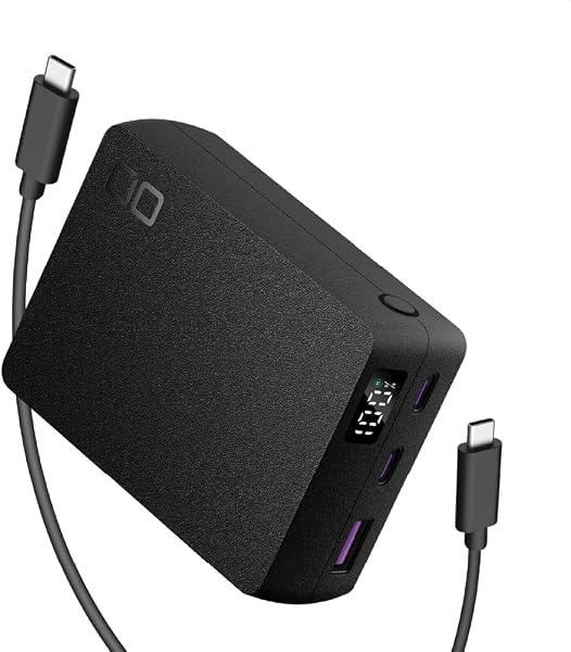 CIO モバイルバッテリー 半固体電池 大容量 20000mAh 小型 軽量 タイプC 67W 急速充電 3ポート iPhone 17 Pixel10 Galaxy S26 iPad MacBook Windows ノートPC対応 パススルー SMARTCOBY TRIO 67W SS (ブラック) - 1