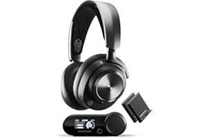 SteelSeries Arctis Nova Pro Wireless Multi-System Gaming Headset - Hi-Fi Driver - Active Noise Cancellation - Infinity Power System - PC, PS5, PS4, Switch, Smartphone, black