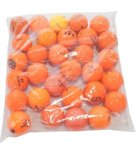 お得！60球セット　完熟みかんのような色! オレンジ　ロストボール お得！60球セット 完熟みかんのような色! オレンジ ロストボール