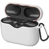 WF-1000XM3 ケース WF-1000XM3対応 耐衝撃 落下防止 分体設計 脱着簡単 紛失防止 全面保護カバー(白) Ausemku