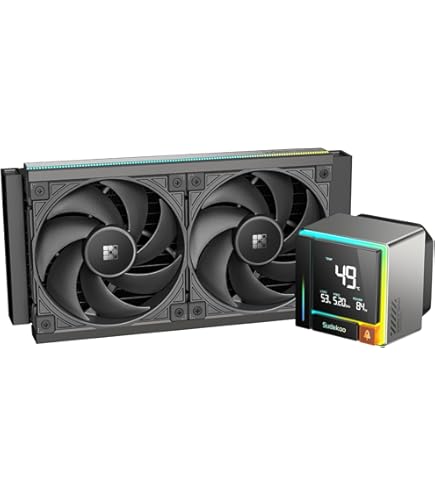 Amazon.co.jp: Thermalright CORE Vision 360 ブラック ARGB CPU AIO