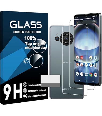 Amazon | シズカウィル AQUOS R8 用 ガラスフィルム ブルーライト