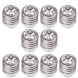 BCP 10pcs Light Socket Adapter Converter For E40 Mogul Edison Screw Base to E27 Medium Edison Screw 