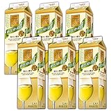 酸化防止剤無添加のおいしいワイン。糖質30%オフ 白 [白ワイン 日本 1800ml×6本]