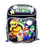 Super Mario Brothers and Friends Medium (Toddler) Sized Canvas Backpack [並行輸入品]