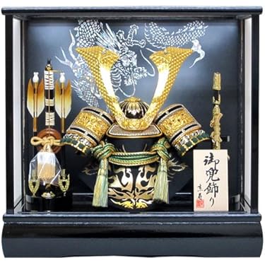ゆみたん【展示品限り】五月人形　兜　鍬形　ケース飾り　※閉店セール　K5 展示品限り】五月人形 兜 鍬形 収納飾り ※閉店セール S44 - メルカリ