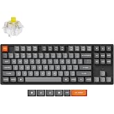 【国内正規品】Keychron K8 Max QMK ワイヤレス カスタム・メカニカルキーボード、TKL、2.4GHz・Bluetooth無線・有線対応/QMKプログラム可能/アルミフレーム/USレイアウト/RGBライト/Superスイッチ/ホットス