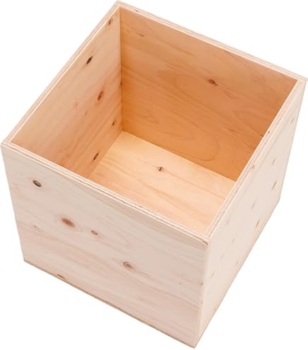 Amazon｜イエノLabo. レコードボックス70 ナチュラル 完成品 木製