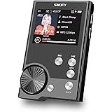 128GB HIFI MP3プレーヤー SWOFY ハイレゾ mp3プレーヤー 小型 音楽プレーヤー デジタルオーディオプレーヤー 合金製 hifi ミュージックプレーヤー DSD 128対応 1500mAh大容量バッテリー 操作簡単 ブラック