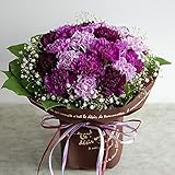 花瓶が要らない♪ムーンダストの花束（M） 24本 スタンディングブーケ 【テレビ・雑誌でも話題！ サントリーフラワーズの珍しいお花 誕生日 古希 喜寿 プレゼントに。パラボッセ】