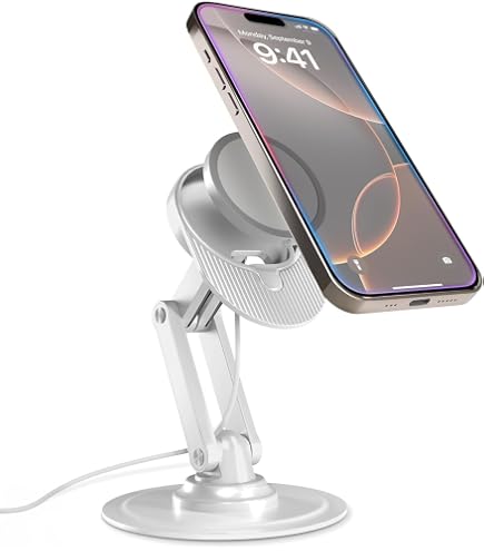 Apple MagSafe充電器用天然木スタンド 本物のウォールナットウッドマウント MagSafe充電器用 iPhone16 15 14 13 12シリーズに対応 家電 カメラ