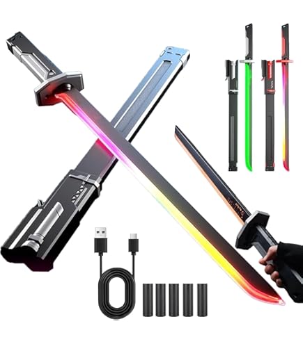 Amazon.co.jp: [pronala]光る剣 光るおもちゃ剣【抜き火花と煙の