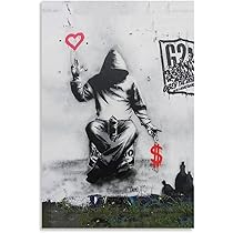 アートパネル Banksy バンクシー 愛とお金 パネル 飾り絵 ポスター 51f1QQiRkeL._AC_SY200_QL15_.jpg