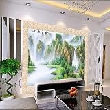 Sproud 大規模なカスタム壁紙城リビングリビングルームベッドルームのテレビの背景 Papel De Parede Para Quarto Em 3D Relevo 150 Cmx 105 Cm 水