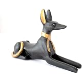 Amazon Co Jp 古代エジプトのアヌビス神 犬 Mサイズ Anubis 彫像 座るアヌビス神 ホーム キッチン