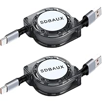 Amazon.co.jp: USB-C & USB-C ケーブル 巻き取り充電ケーブル