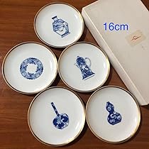 Amazon.co.jp: 深川製磁 ブルーチャイナ ケーキ皿 小皿 銘々皿